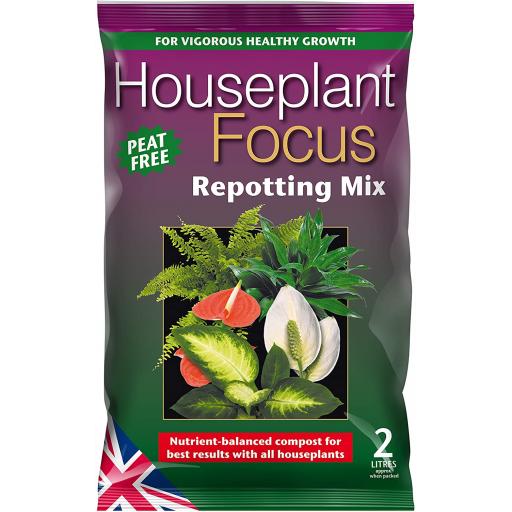 Houseplant Focus Re-Potting Mix/Compost 2L