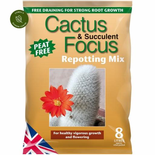 Cactus & Succulent Focus Repotting Mix Peat Free 8L